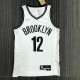 Brooklyn Nets White #12 HARRIS 1:1 Quality NBA  Season Jerseys 75 Year