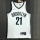 Brooklyn Nets White #21 ALDRIDGE 1:1 Quality NBA  Season Jerseys 75 Year