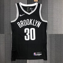 Brooklyn Nets Black  #30  CURRY 1:1 Quality NBA  Season Jerseys 75 Year