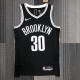 Brooklyn Nets Black  #30  CURRY 1:1 Quality NBA  Season Jerseys 75 Year