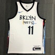 Brooklyn Nets City Edition Graffiti White #11 IRVING 1:1 Quality NBA  Season Jerseys 2021