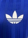 Adidas Clover Oasis  POLO  T-shirt  Blue 1:1 Quality Soccer Jersey  25-26