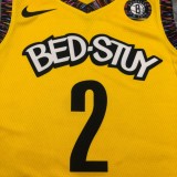 Brooklyn Nets Commemorate Edition Yellow #2 GIFFIN 1:1 Quality NBA  Season Jerseys 2020