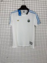 Argentina T-shirt Retro  White　1:1 Quality Soccer Jersey 26-27 (2026)