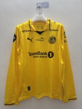FK Bodø/Glimt Home Long Sleeve Fans  1:1 Quality Soccer Jersey   26-27