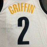 Brooklyn Nets City Edition Graffiti White #2 GIFFIN 1:1 Quality NBA  Season Jerseys 2021