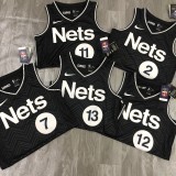 Brooklyn Nets Reward Edition Black #7 DURANT 1:1 Quality NBA  Season Jerseys 2021
