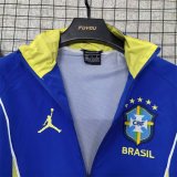 Brazil Windbreaker Blue 1:1 Quality Soccer Jersey  26-27 （2026）