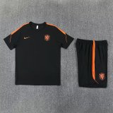 Netherlands Training Black With Pants Sets (16-2XL) 1:1 Quality Soccer Jersey  26-27（2026）