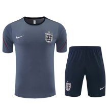 England Training Grey With Pants Sets (16-2XL) 1:1 Quality Soccer Jersey  26-27（2026）