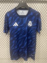 Real Madrid pre-match Special Edition Blue Fans   1:1 Quality Soccer Jersey   25-26