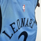 Los Angeles Clippers City Edition #2 LEONARD   Blue NBA Jerseys  2025