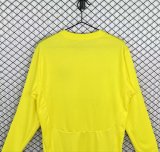 Retro  Villarreal  Home Long Sleeve  Fans 1:1 Quality Soccer Jersey   2008-2009