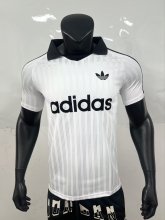 Adidas Clover Oasis  POLO  T-shirt  White 1:1 Quality Soccer Jersey  25-26