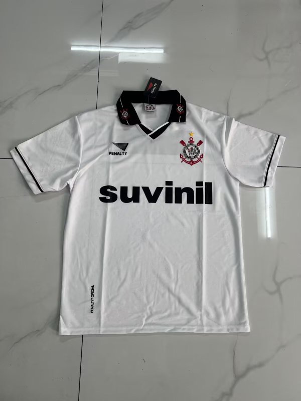 Retro Corinthians Home Fans 1:1 Quality Soccer Jersey 1995-1996