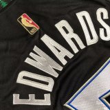 Minnesota Timberwolves  Embroidery Black Retro  #5 EDWARDS NBA Jerseys  2026