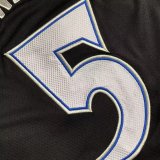 Minnesota Timberwolves  Embroidery Black Retro  #5 EDWARDS NBA Jerseys  2026