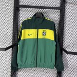 Brazil Windbreaker Green 1:1 Quality Soccer Jersey  26-27 （2026）
