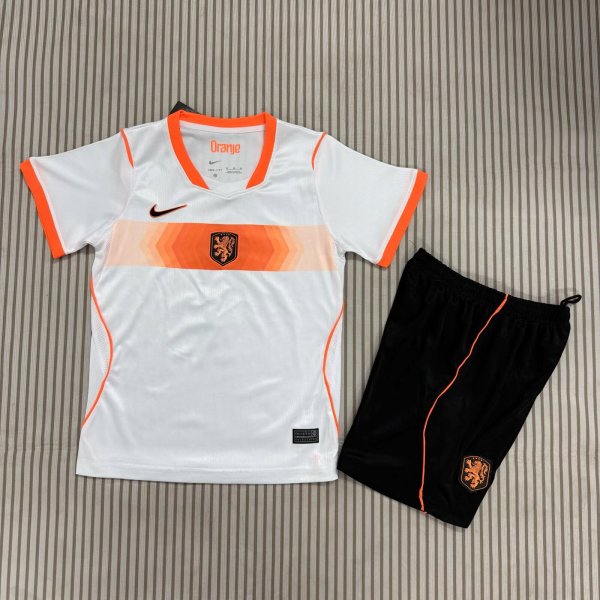 Netherlands Away Kids Fans 1:1 Quality Soccer Jersey  26-27 (2026)