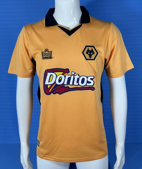 Retro Wolves Home Fans  1:1 Quality Soccer Jersey  2002-2004