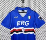 Retro Sampdoria Home Fans 1:1 Quality Soccer Jersey 1991-1992