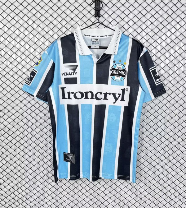 Retro Gremio Home Fans 1:1 Quality Soccer Jersey  1997