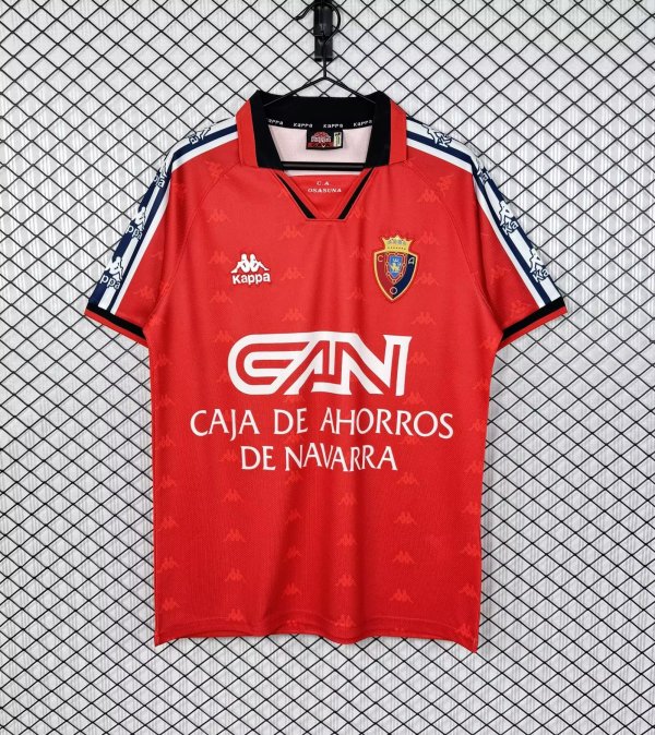 Retro Osasuna Home 1:1 Quality Soccer Jersey  1995-1996
