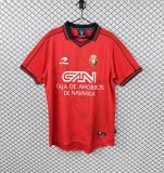 Retro Osasuna Home 1:1 Quality Soccer Jersey 1998-1999