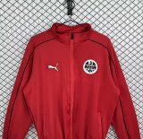 Retro Frankfurt Jacket Red 1:1 Quality Soccer Jersey 1998-1999
