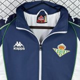 Betis Windbreaker White  Green 1:1 Quality Soccer Jersey  1997-1998