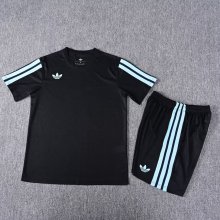 Adidas Clover Training Black With Pants Sets Fans 1:1 Quality Soccer Jersey  26-27（2026）