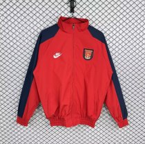 Retro Arsenal Windbreaker Red   1:1 Quality Soccer Jersey 1996-1997