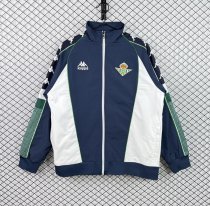 Betis Windbreaker White  Green 1:1 Quality Soccer Jersey  1997-1998