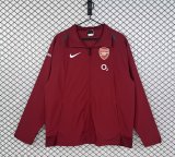 Retro Arsenal Windbreaker Red   1:1 Quality Soccer Jersey 2005-2006