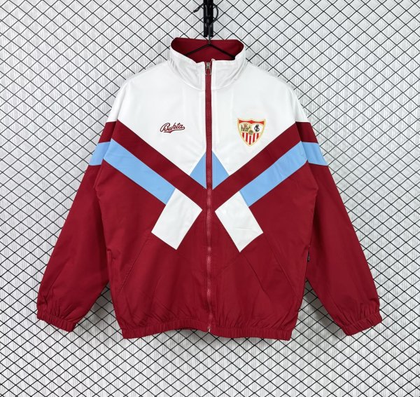 REtro Sevilla windbreaker 1:1 Quality Windbreaker Jersey 1990-1992