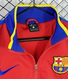 Retro Barcelona Windbreaker  red 1:1 Quality Soccer Jersey 2010-2011
