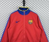 Retro Barcelona Windbreaker  red 1:1 Quality Soccer Jersey 2010-2011