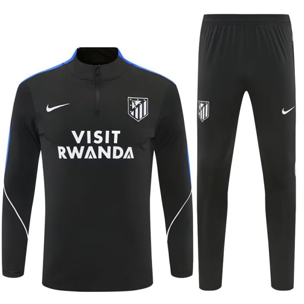 Atletico Madrid Training Tracksuit Black (Kids And Man 10-2XL)  1:1  26-27