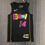 NBA Miami Heat #14 HERRO Black 1:1 Quality NBA  Season Jerseys