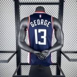 Los Angeles Clippers City Edition Blue  #13 GEORGE  1:1 Quality NBA  Season Jerseys 2019