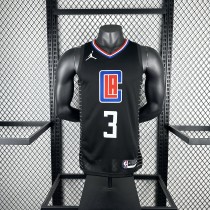 Los Angeles Clippers  Black #3 PAUL 1:1 Quality NBA  Season Jerseys