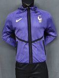 France Windbreaker  Purple 1:1 Quality Soccer Jersey  26-27