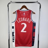 Los Angeles Clippers  Red #2 LRONARD 1:1 Quality NBA  Season Jerseys 2025