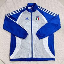 Italy  Windbreaker Blue White 1:1 Quality Soccer Jersey 26-27