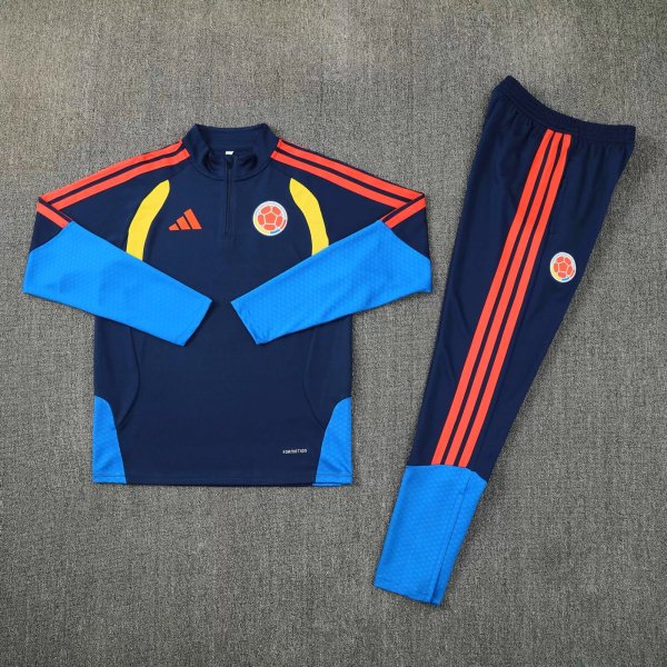 Colombia  Training Tracksuit Blue (Kids And Man 16-2XL)  1:1  25-26