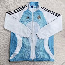 Real Madrid Windbreaker Blue White 1:1 Quality Soccer Jersey 26-27