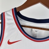 Los Angeles Clippers  White #0 WESTBROOK  1:1 Quality NBA  Season Jerseys 2025