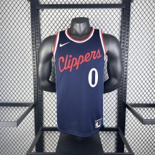 Los Angeles Clippers  Blue #0 WESTBROOK  1:1 Quality NBA  Season Jerseys 2025