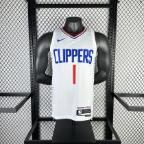 Los Angeles Clippers  White #1 HARDEN 1:1 Quality NBA  Season Jerseys 2023