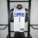 Los Angeles Clippers  White #1 HARDEN 1:1 Quality NBA  Season Jerseys 2023